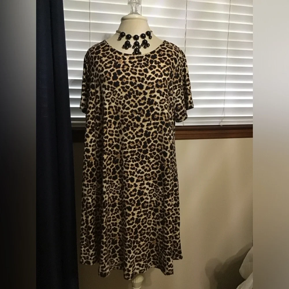 Leopard Print Dress